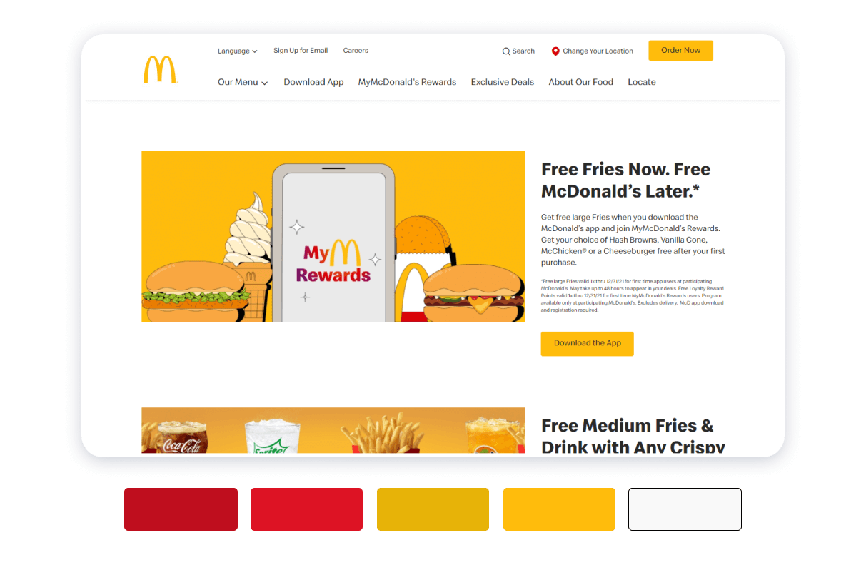 색상7 McDonald's brand color