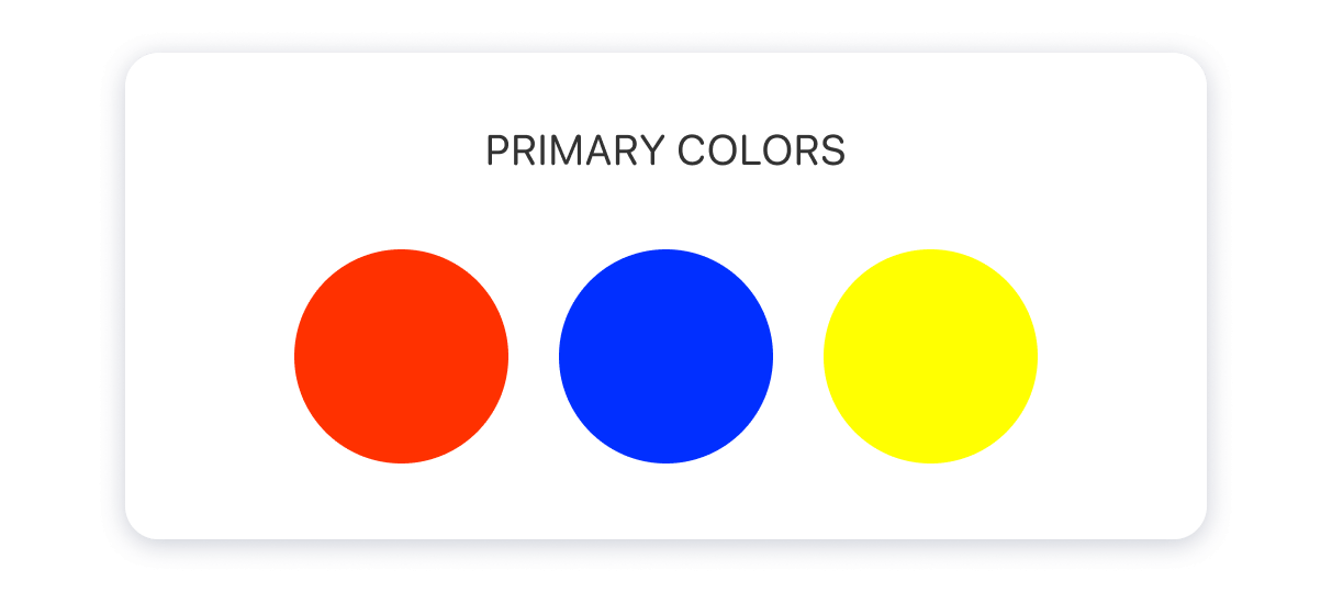 색상1 primary colors