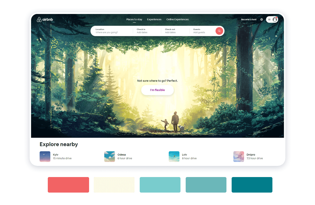 색상10 airbnb brand color