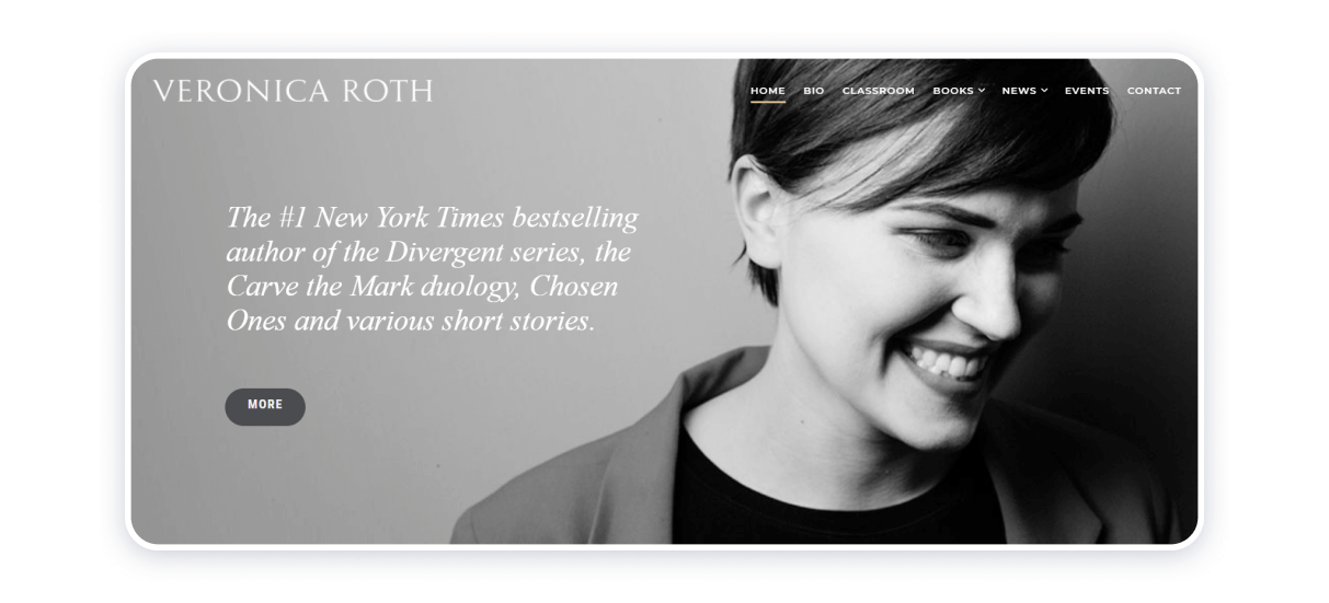 veronica-roth-ウェブサイト best author websites