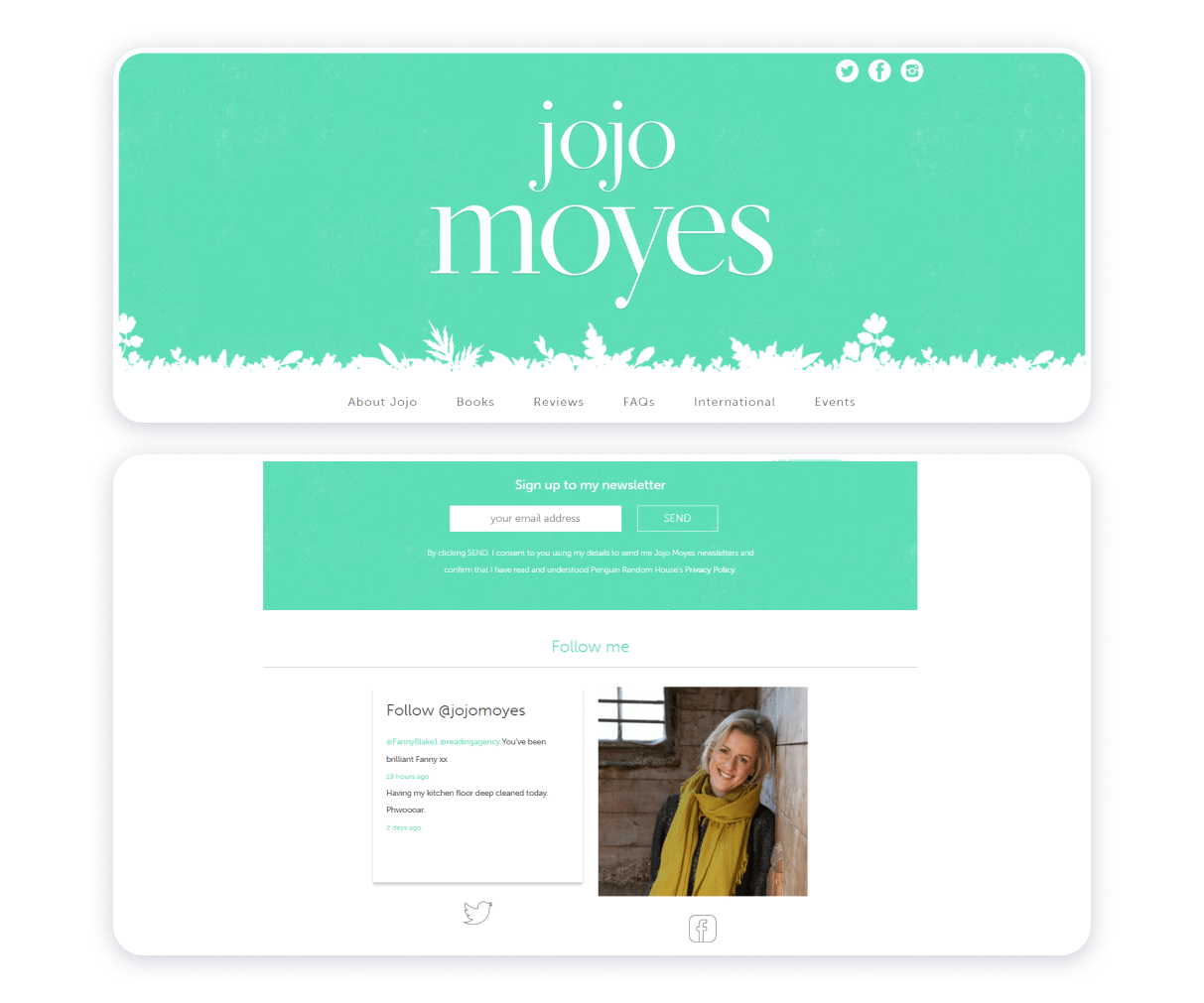 jojo-moyes-ウェブサイト authors website design