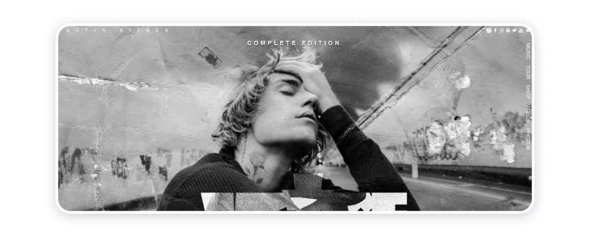 musician portfolio website