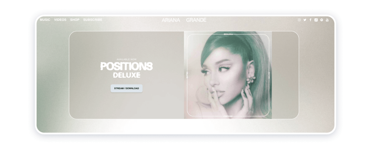music web designs