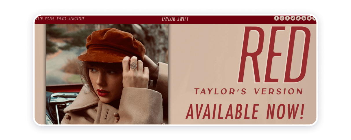 musicians websites examples