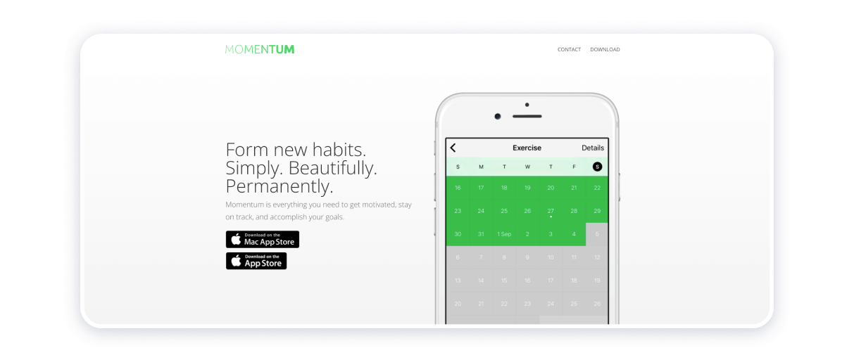 single page website designs