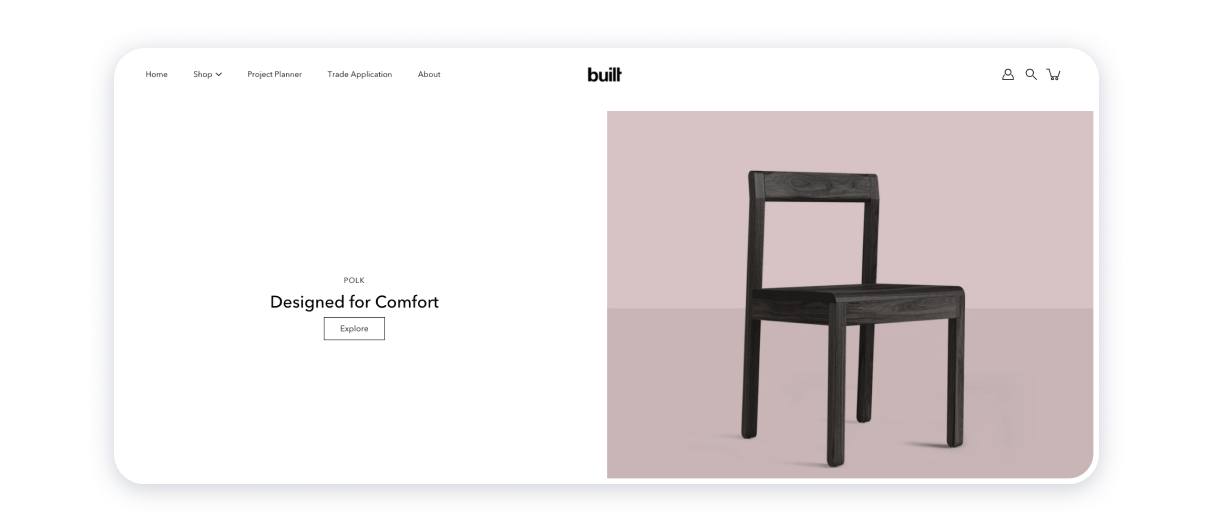 single page website examples