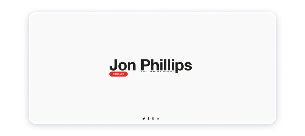 single page website