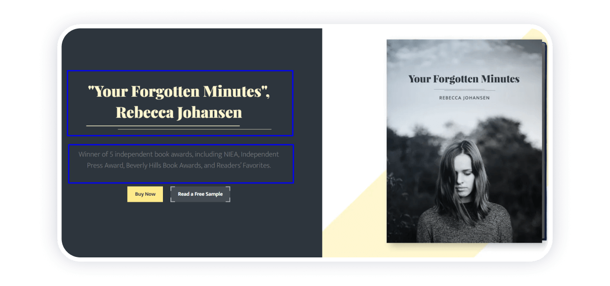 ヘッダ landing page elements
