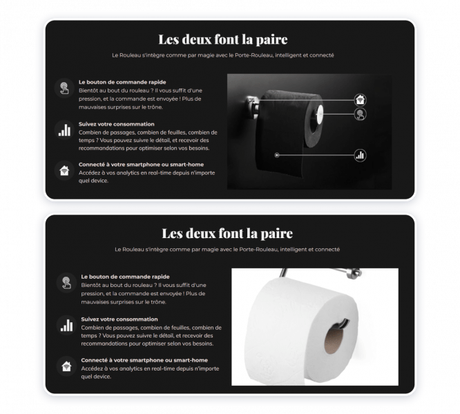 高品質の画像 landing page components