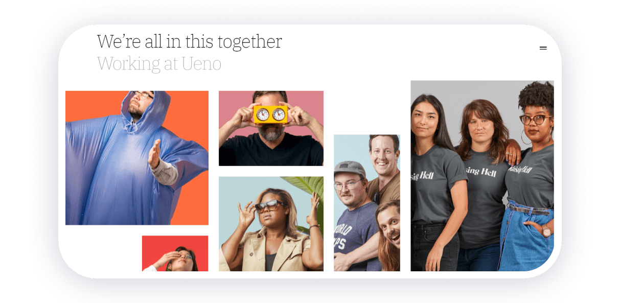 team page example