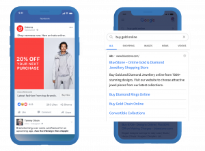 Canais de automação de marketing - Facebook e Google Remarketing | Web Engage