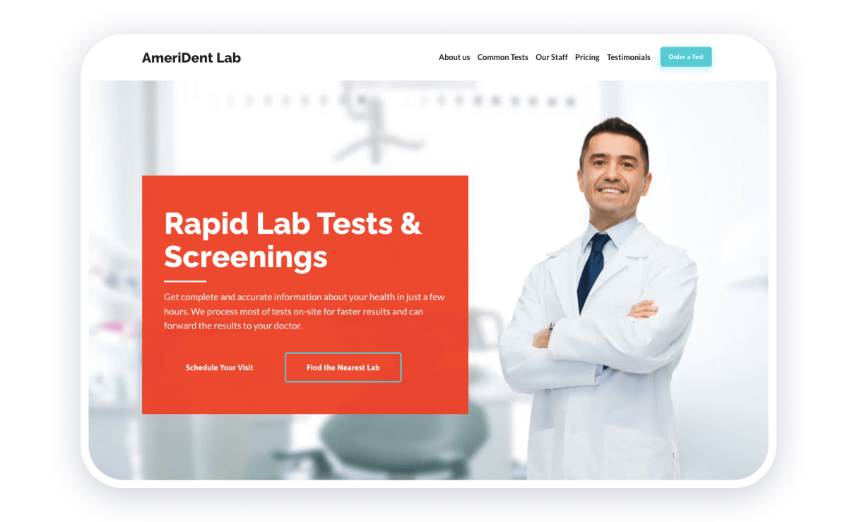 best dental websites designs