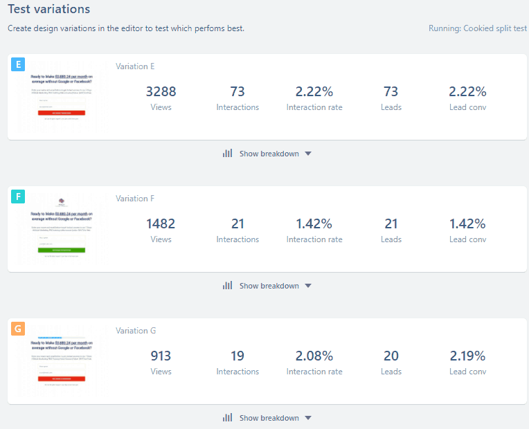test-variations-convertbox-dashboard