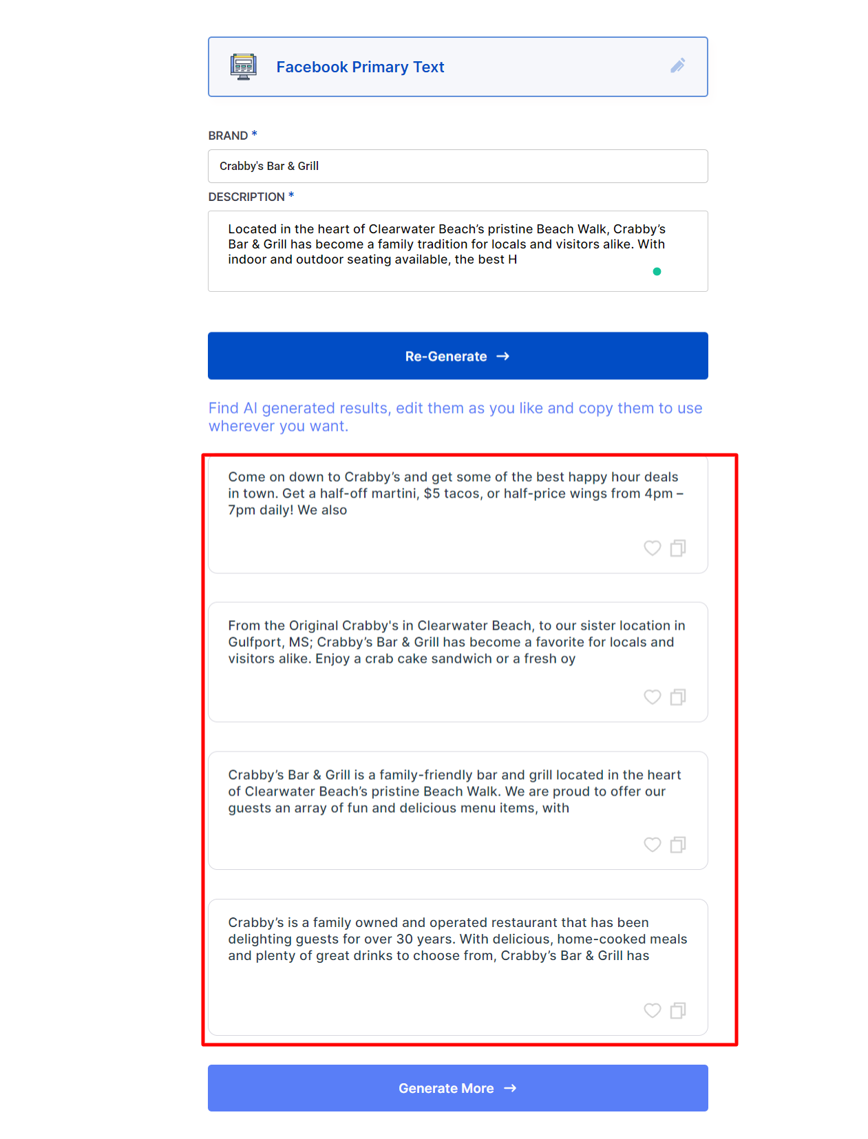 Titel des Facebook-Posts