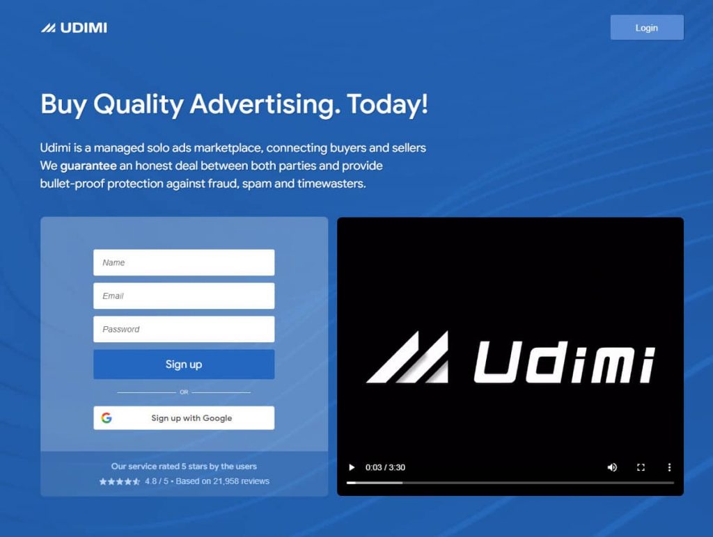 Situs web Udimi