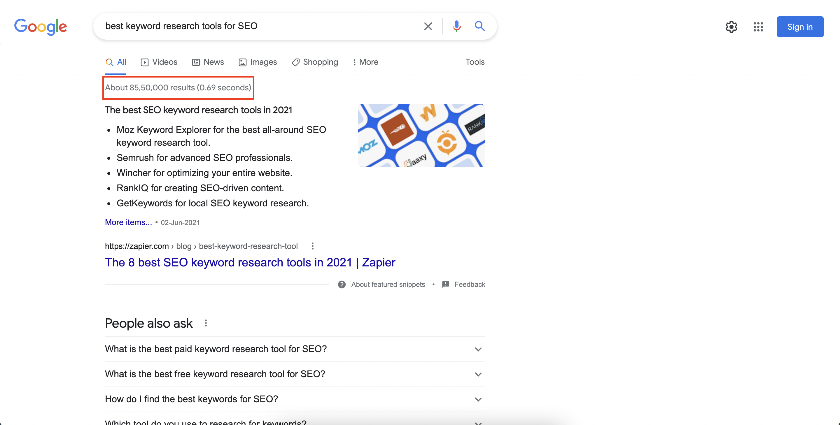 Las mejores herramientas de investigación de palabras clave para SEO