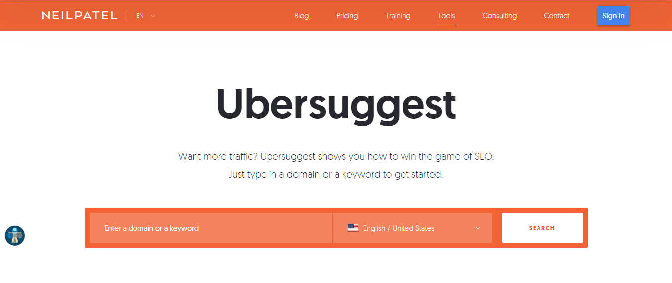 Ubersuggests
