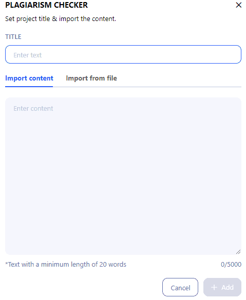 inserisci il contenuto