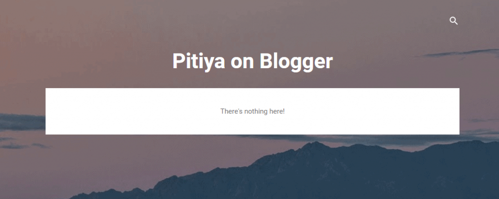 Blog BlogSpot Baru - Status belum diedit