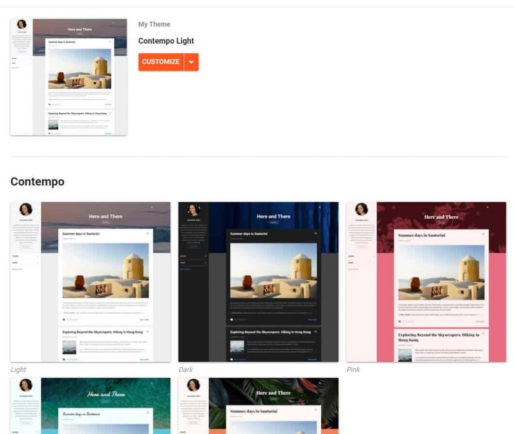 Kustomisasi tema Blogger