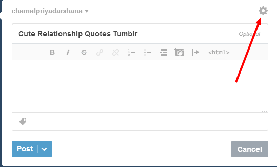 Add Custom URL to Tumblr