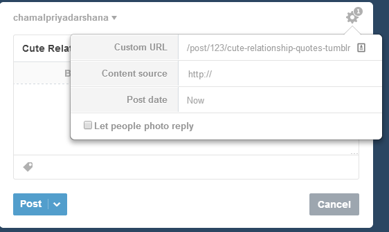 Keyword rich URL