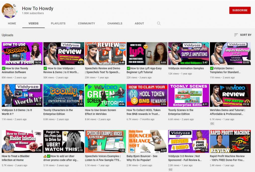 how-to-howdy-youtube-channel
