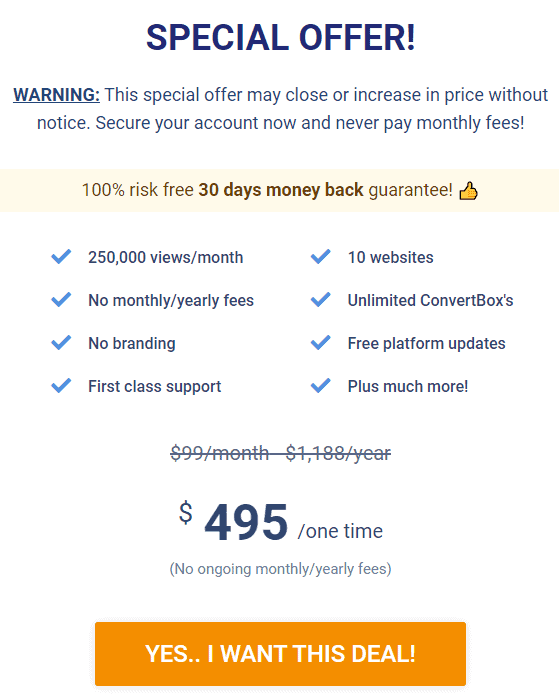 convertbox-lifetime-deal-price