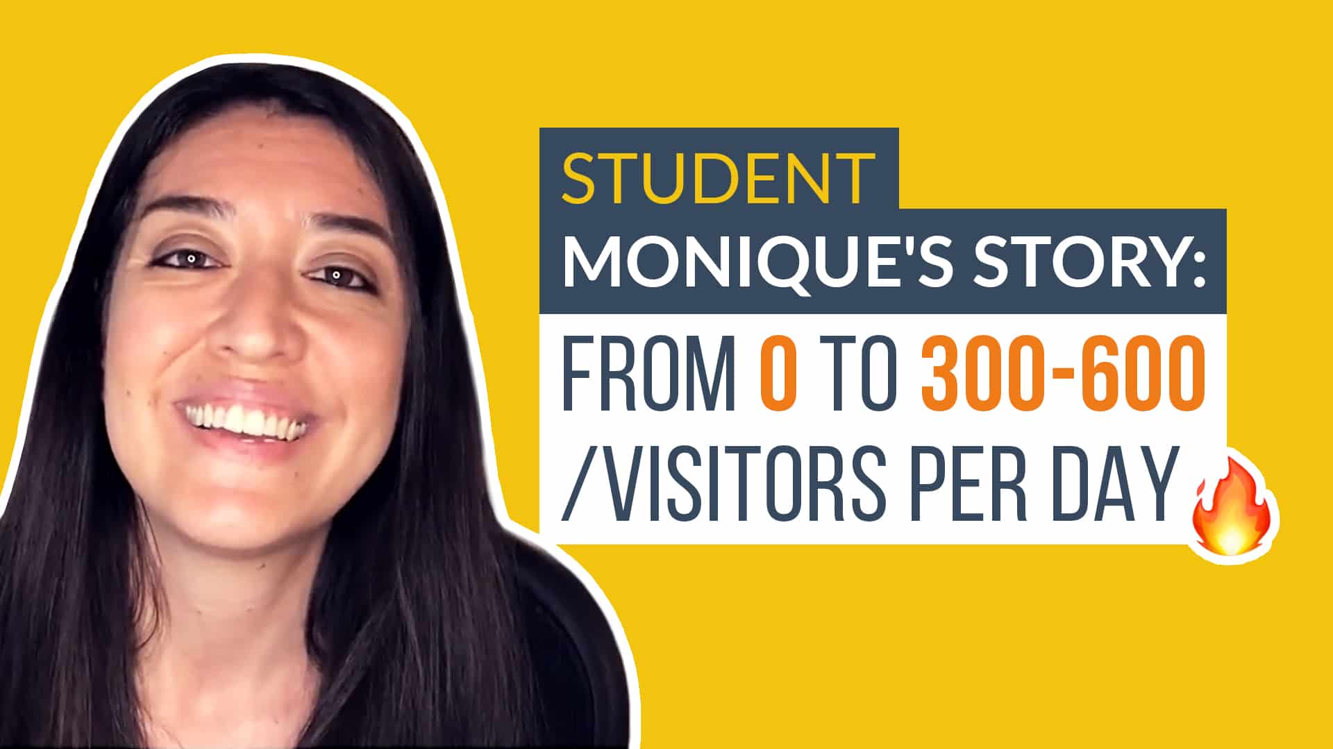 คำรับรองของ monique สำหรับหลักสูตรการเขียนเนื้อหา SEO
