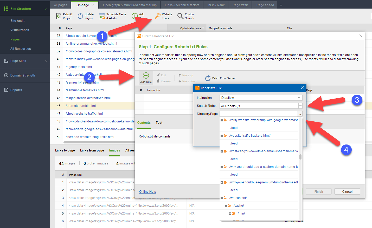 Pembuat Robots.txt Auditor Situs Web