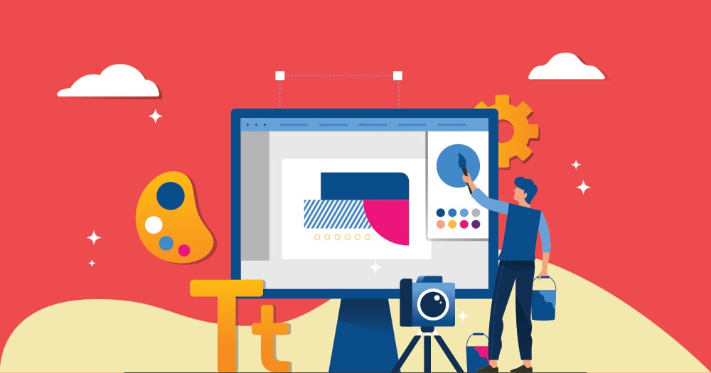 ilustrasi desainer photoshop
