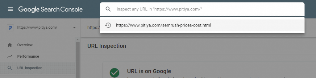 Alat Inspeksi URL Google