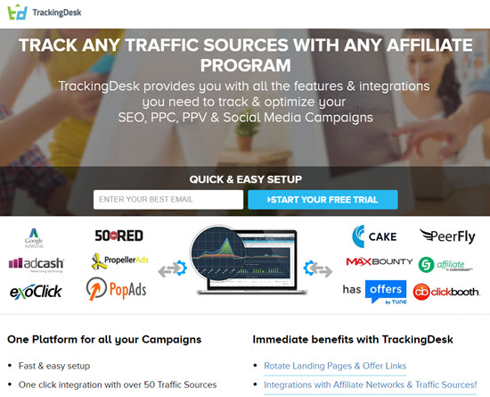 Perangkat Lunak Pelacakan Afiliasi TrackingDesk