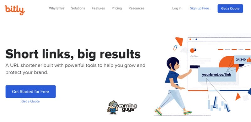Pelacak Tautan Bitly