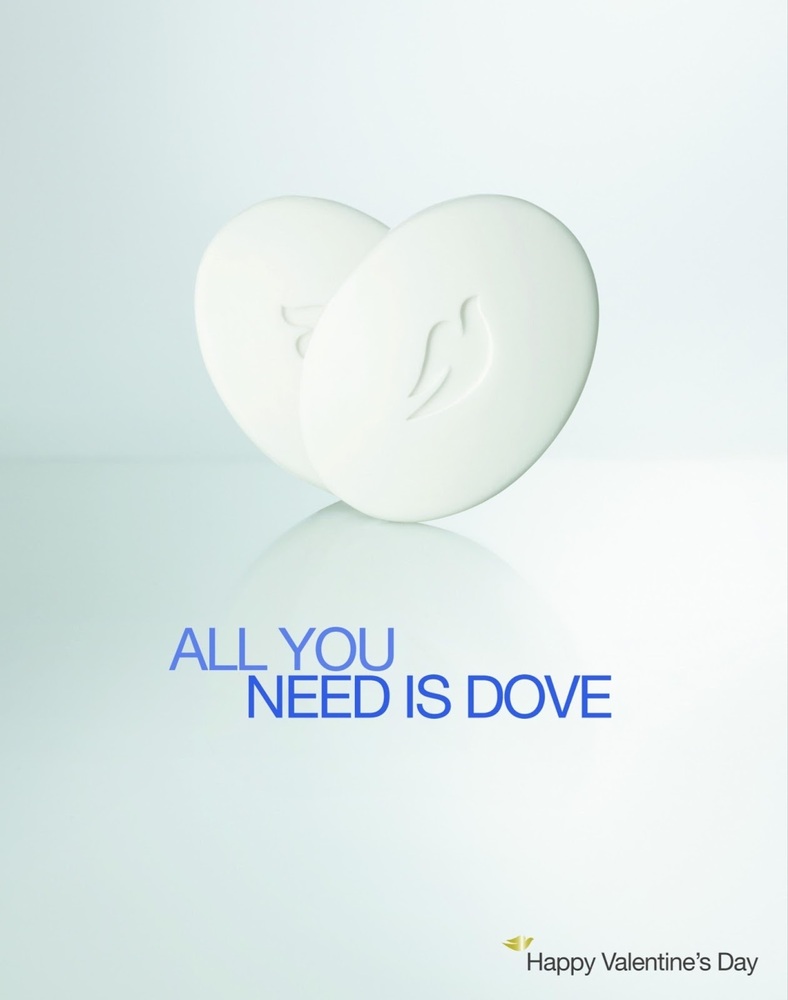 Dove sabun kalp sevgililer günü reklamı