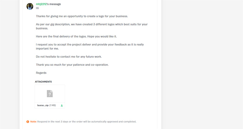 Fiverr หน้าเว็บ