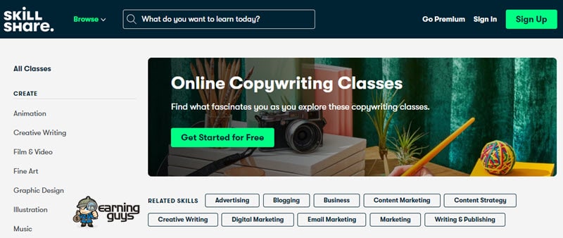 Kelas Copywriting Online Skillshare