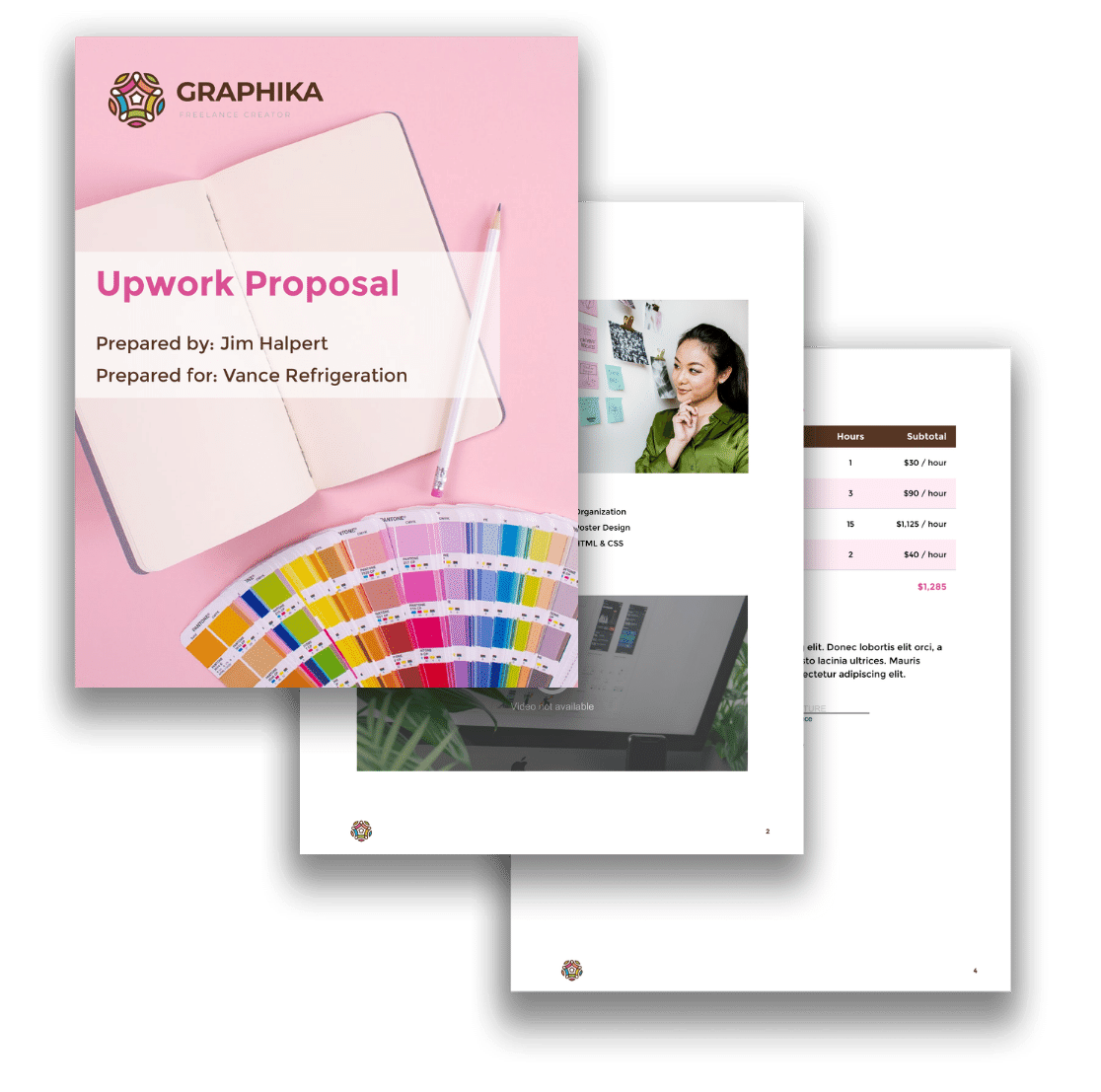 เทมเพลตข้อเสนอ upwork ฟรี