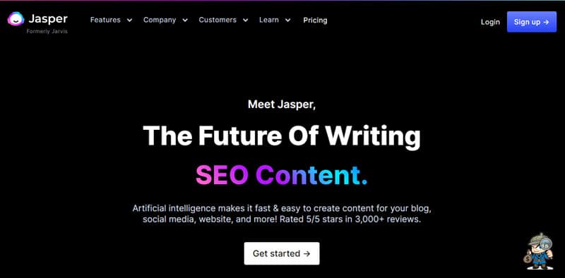 Alat copywriting Jasper AI