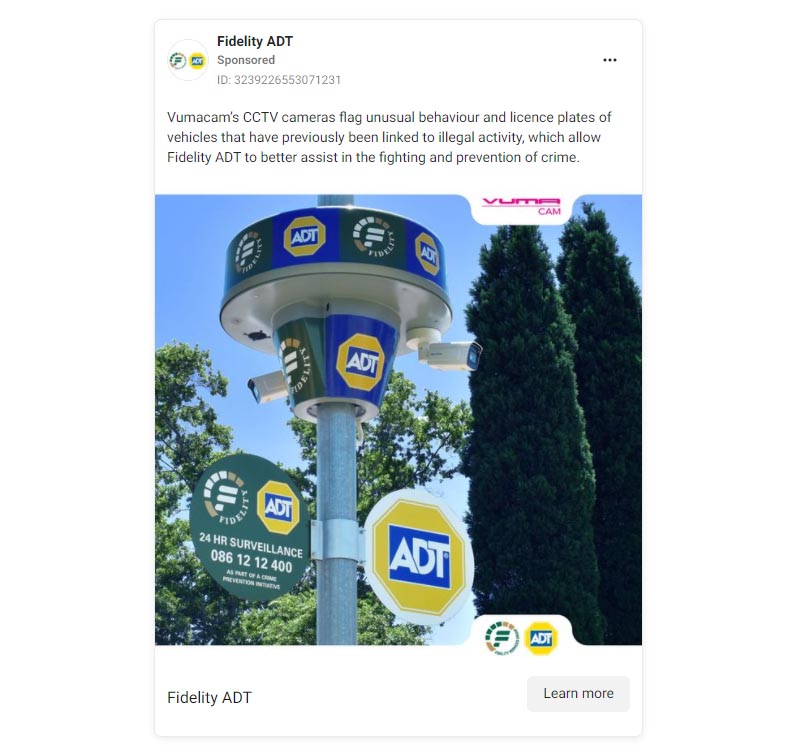 Facebookの広告コピーの例