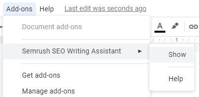 enable-Semrush-SEO-Writing-Assistant-google-docs