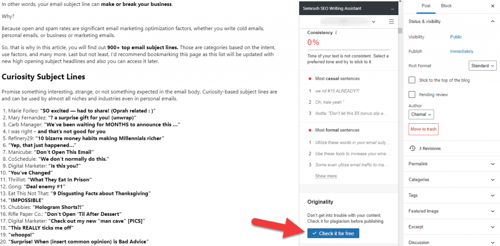 wordpress-semrush-intihal denetleyicisi