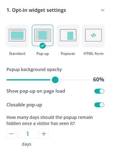 pop-up-widget-opt-in-pengaturan