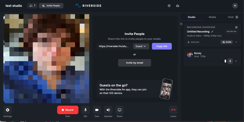 แฮงเอาท์วิดีโอ Riverside.fm