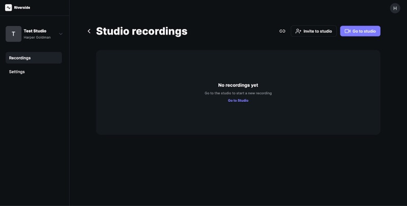 การบันทึกสตูดิโอ Riverside.fm