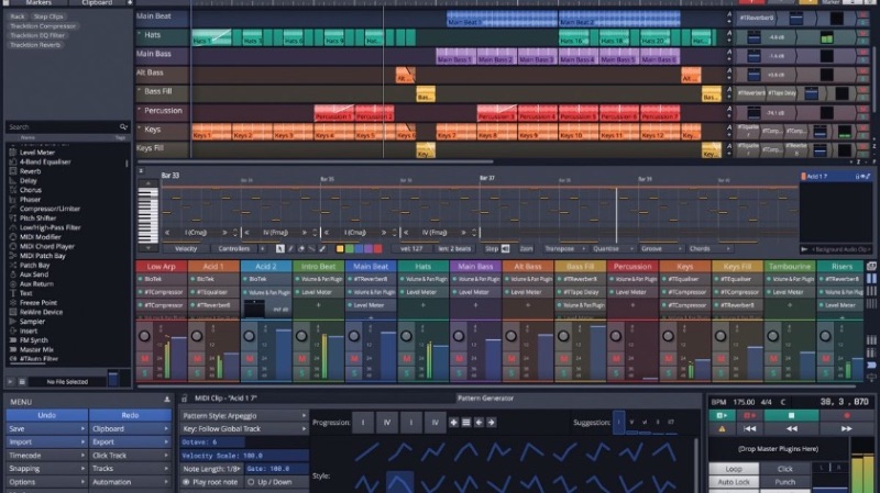 Tracktion Waveform DAW-uri gratuite