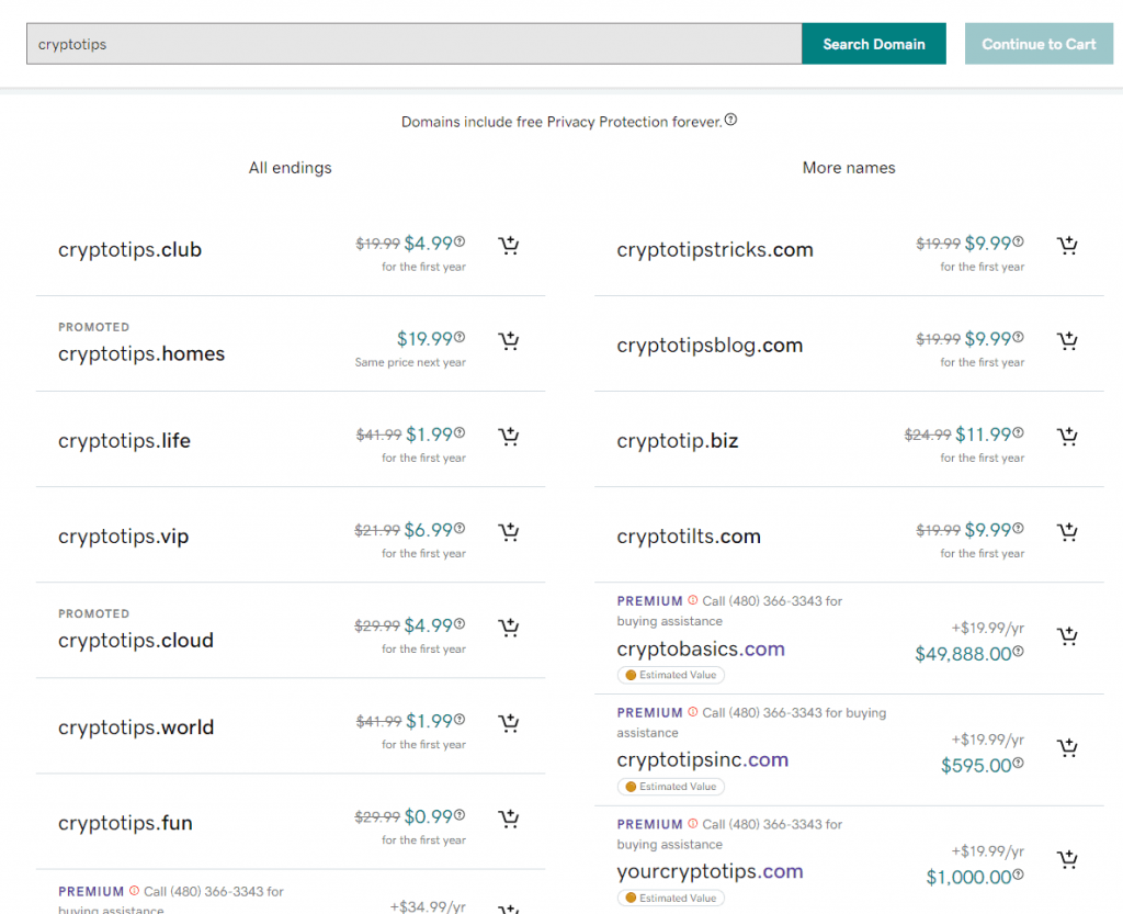 godaddy-domain-search