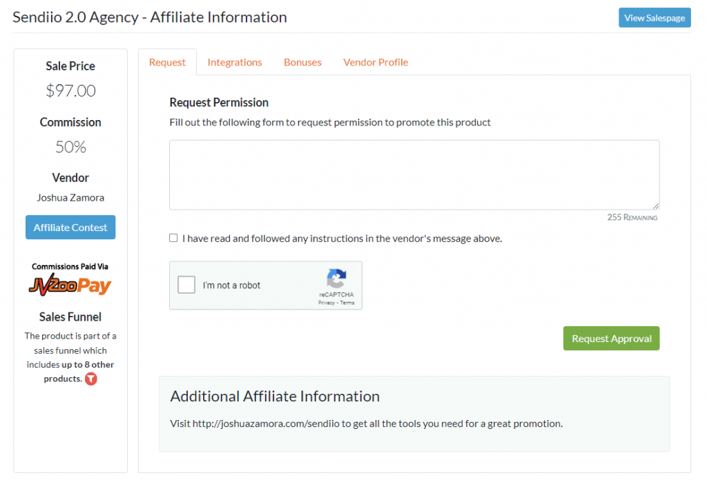 jvzoo-affiliate-program-request-approval-page