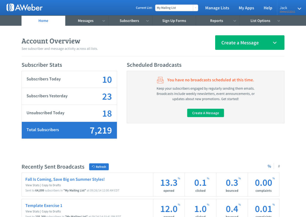 aweber-account-view-overview