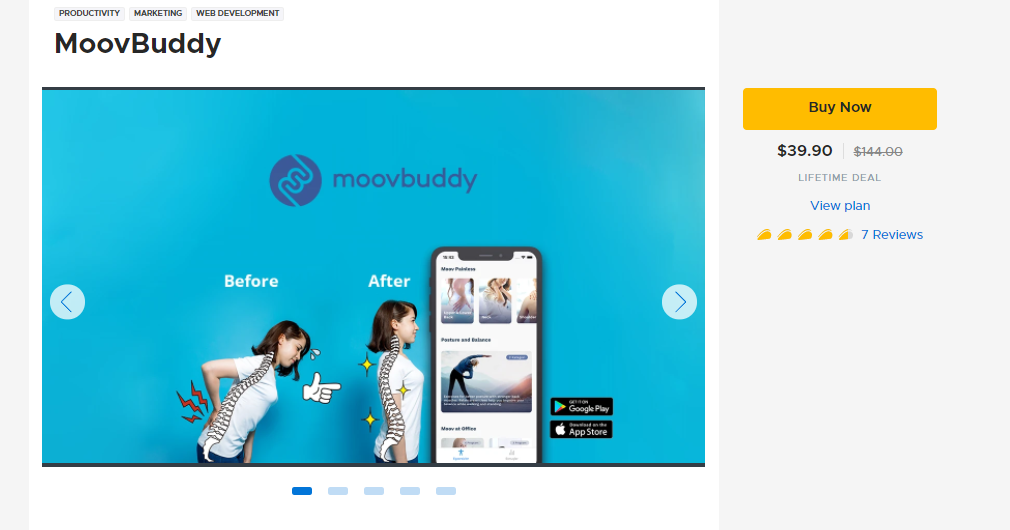 kesepakatan seumur hidup moovbuddy appsumo